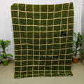 Wool Boho Minimalist Carpet - Custom Handmade Moroccan Green Berber Rug