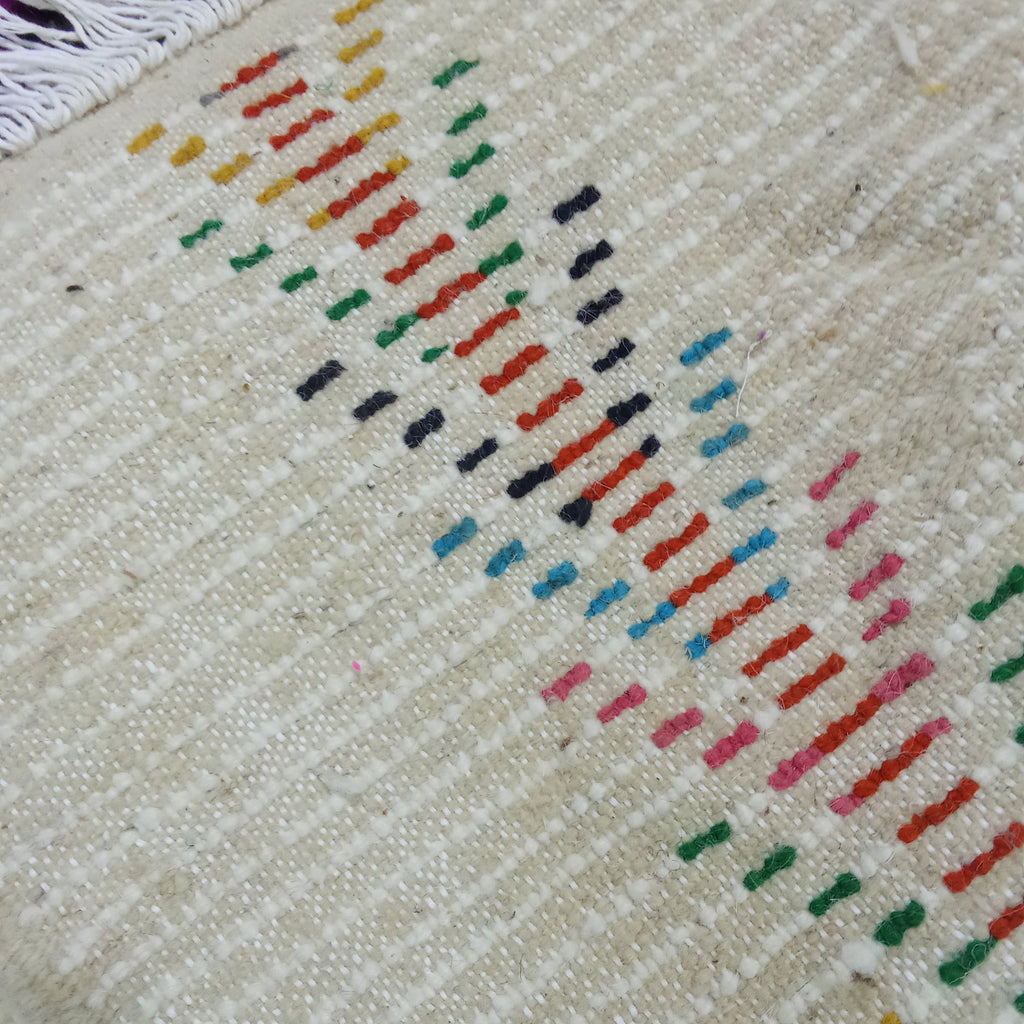 Custom Boho Moroccan Area Rug, Handwoven Wool Berber Carpet, Tribal Diamond Pattern Rug