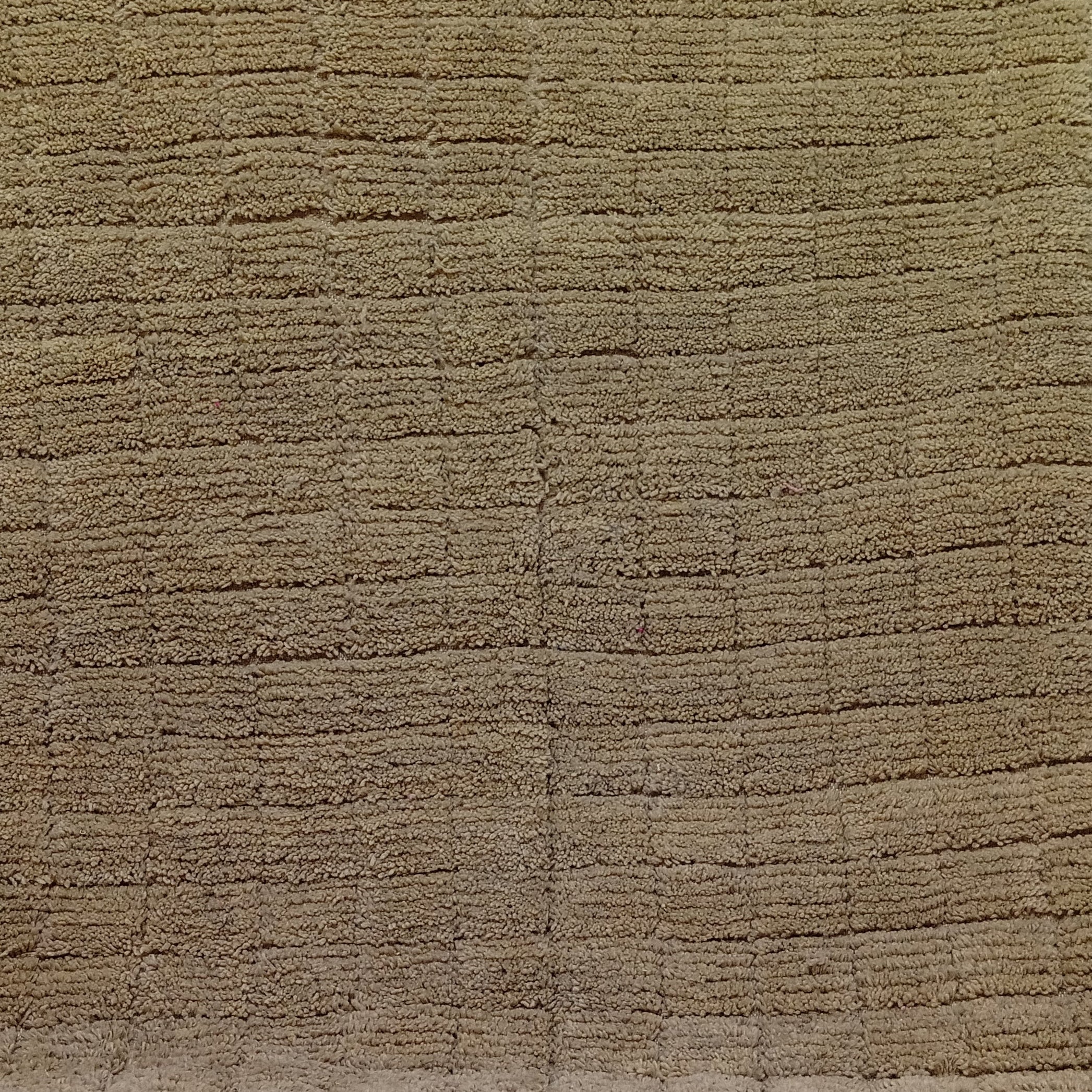 Handmade Moroccan Berber Rug – Neutral Wool Minimalist Carpet, Custom Boho Decor
