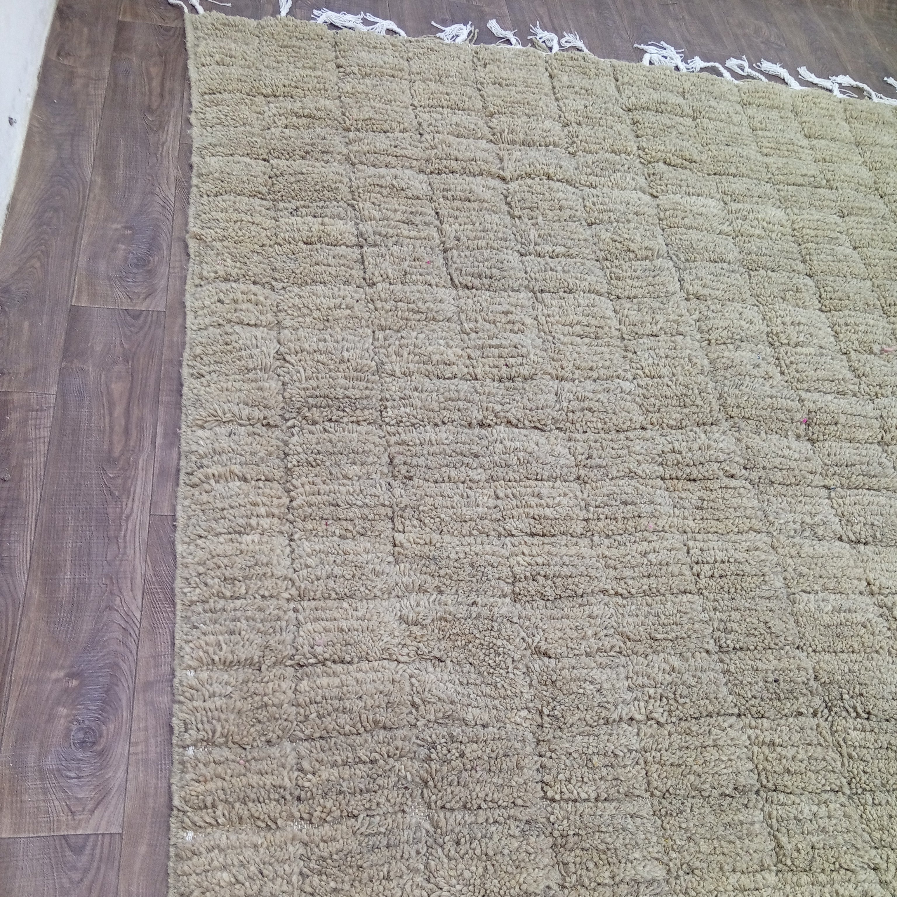 Custom Moroccan Rug Handmade Wool Area Rug | Minimalist Berber Carpet | Boho Scandinavian Home Decor | Made to Order