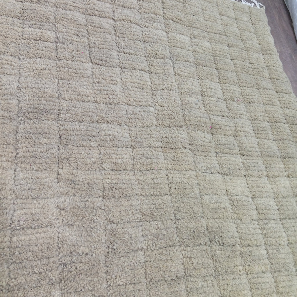 Custom Moroccan Rug Handmade Wool Area Rug | Minimalist Berber Carpet | Boho Scandinavian Home Decor | Made to Order