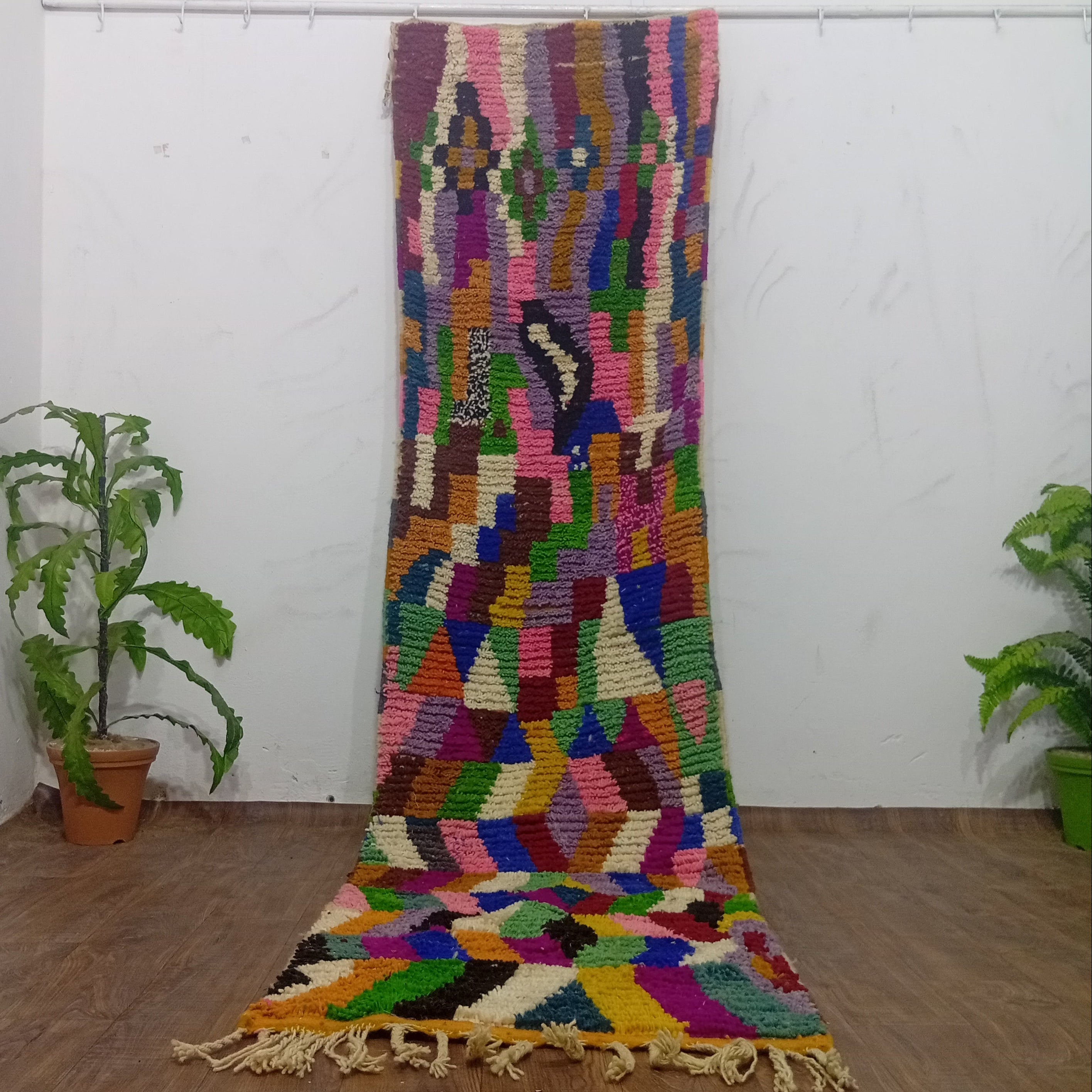 Handwoven Custom Berber Runner – Authentic Moroccan Wool Decor