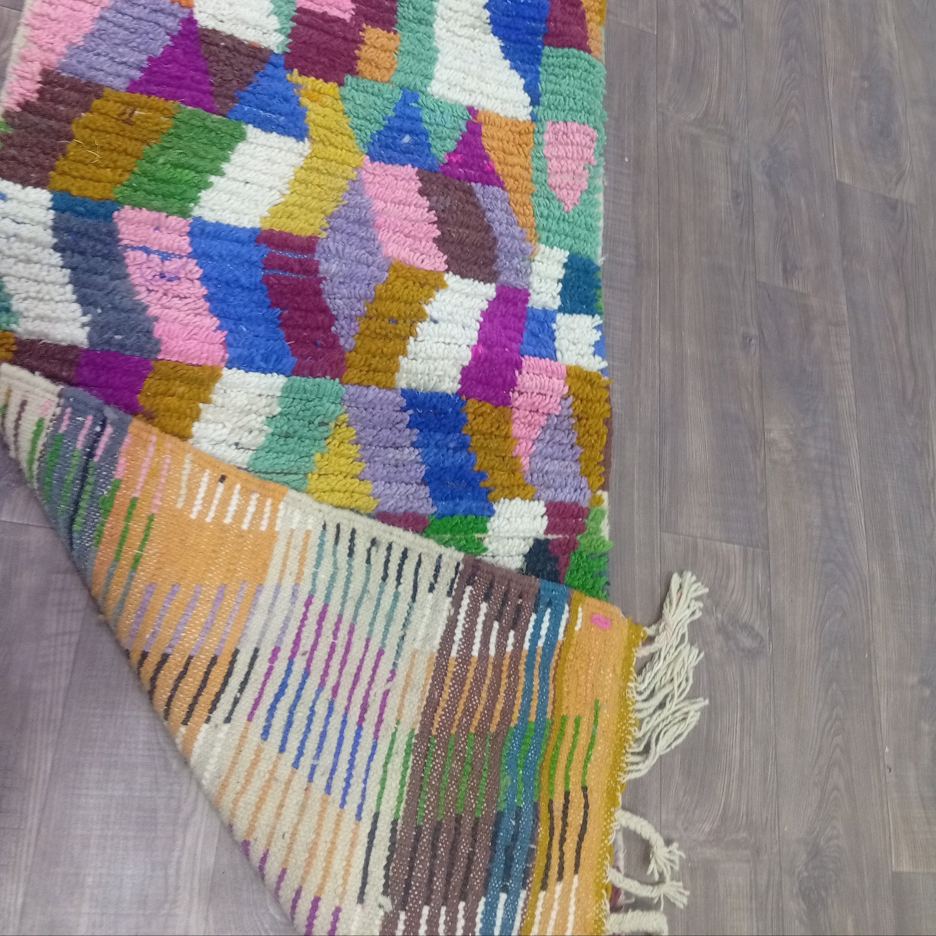 Handwoven Custom Berber Runner – Authentic Moroccan Wool Decor