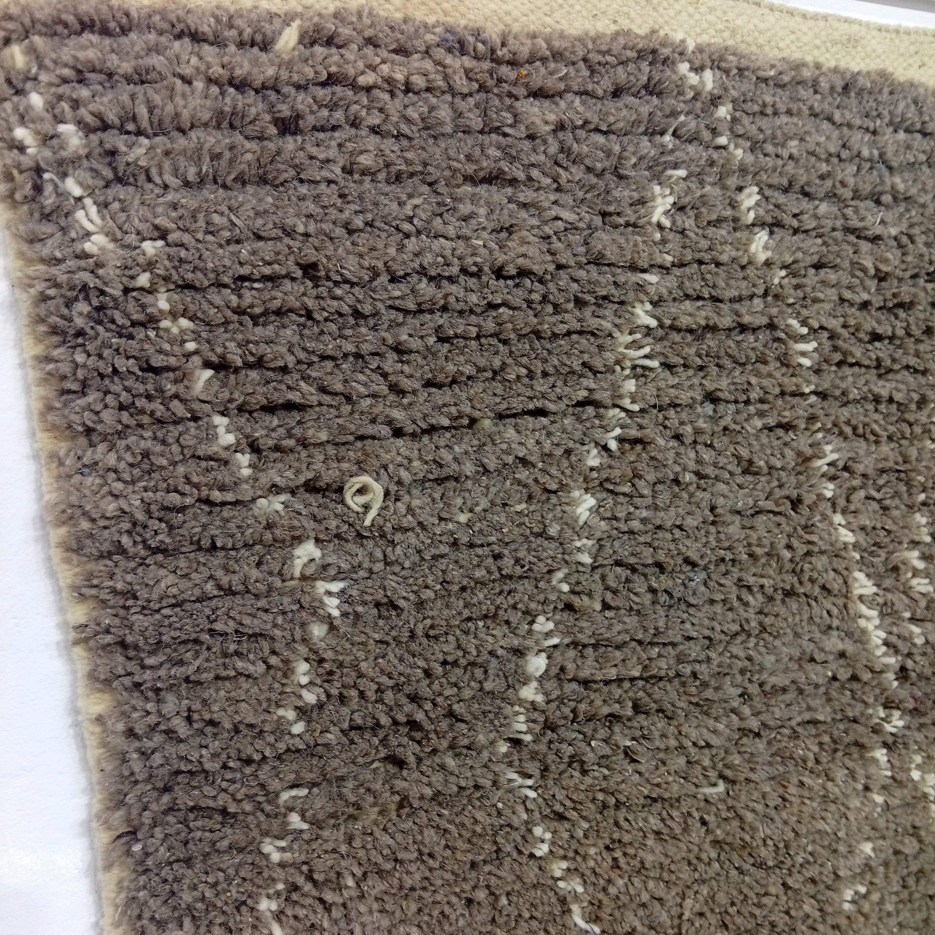 Custom Gray Moroccan Rug – Handmade Berber Wool Area Rug