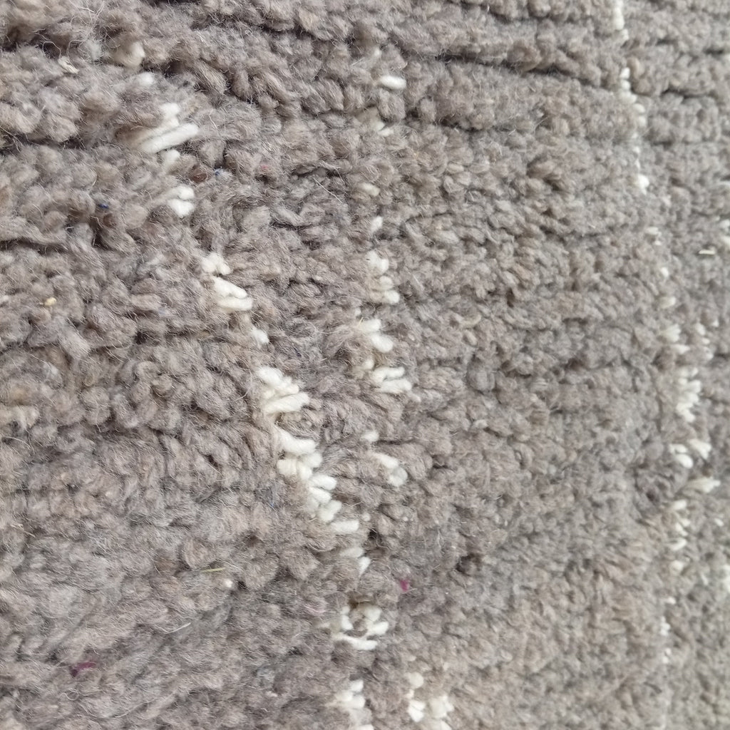 Custom Gray Moroccan Rug – Handmade Berber Wool Area Rug