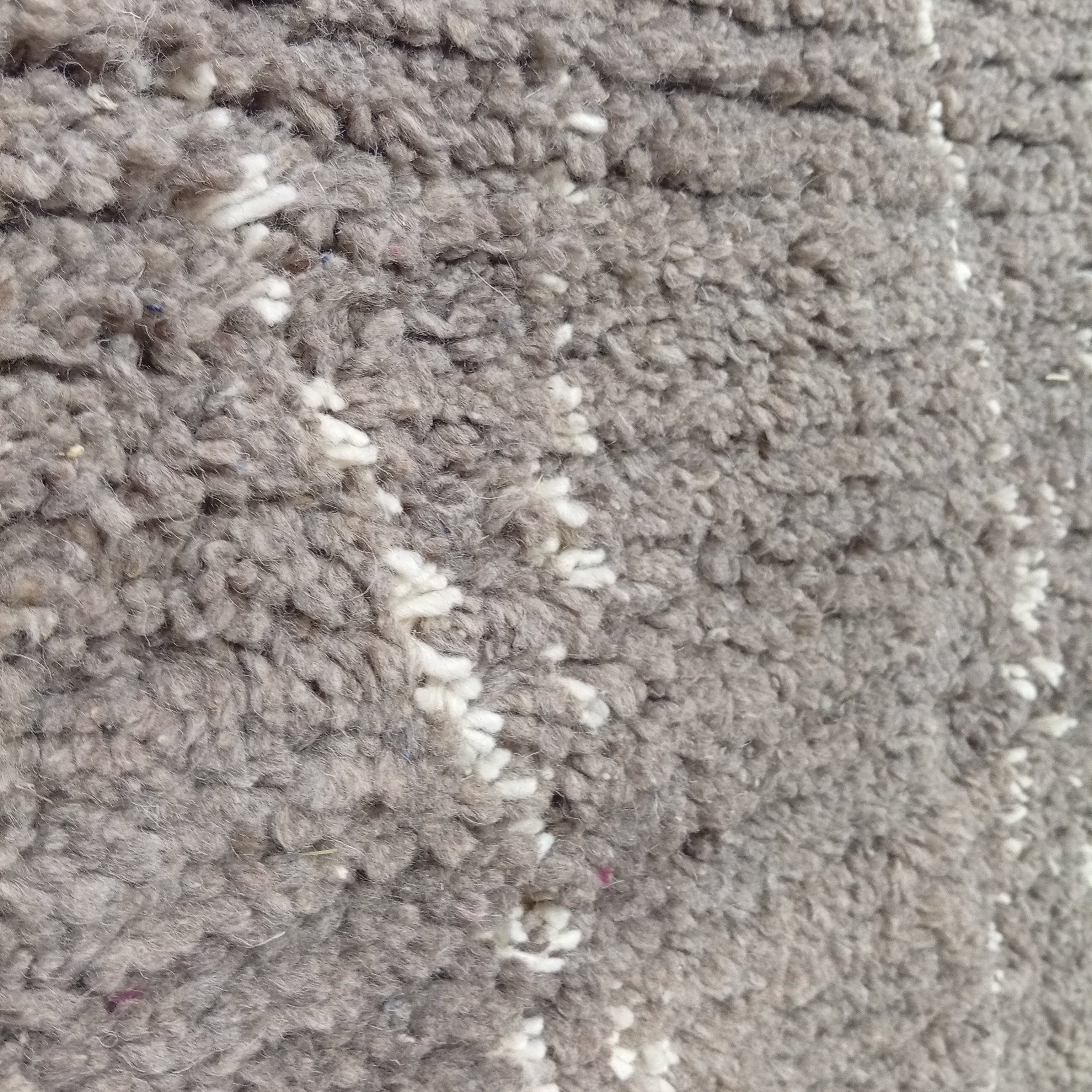 Custom Gray Moroccan Rug – Handmade Berber Wool Area Rug