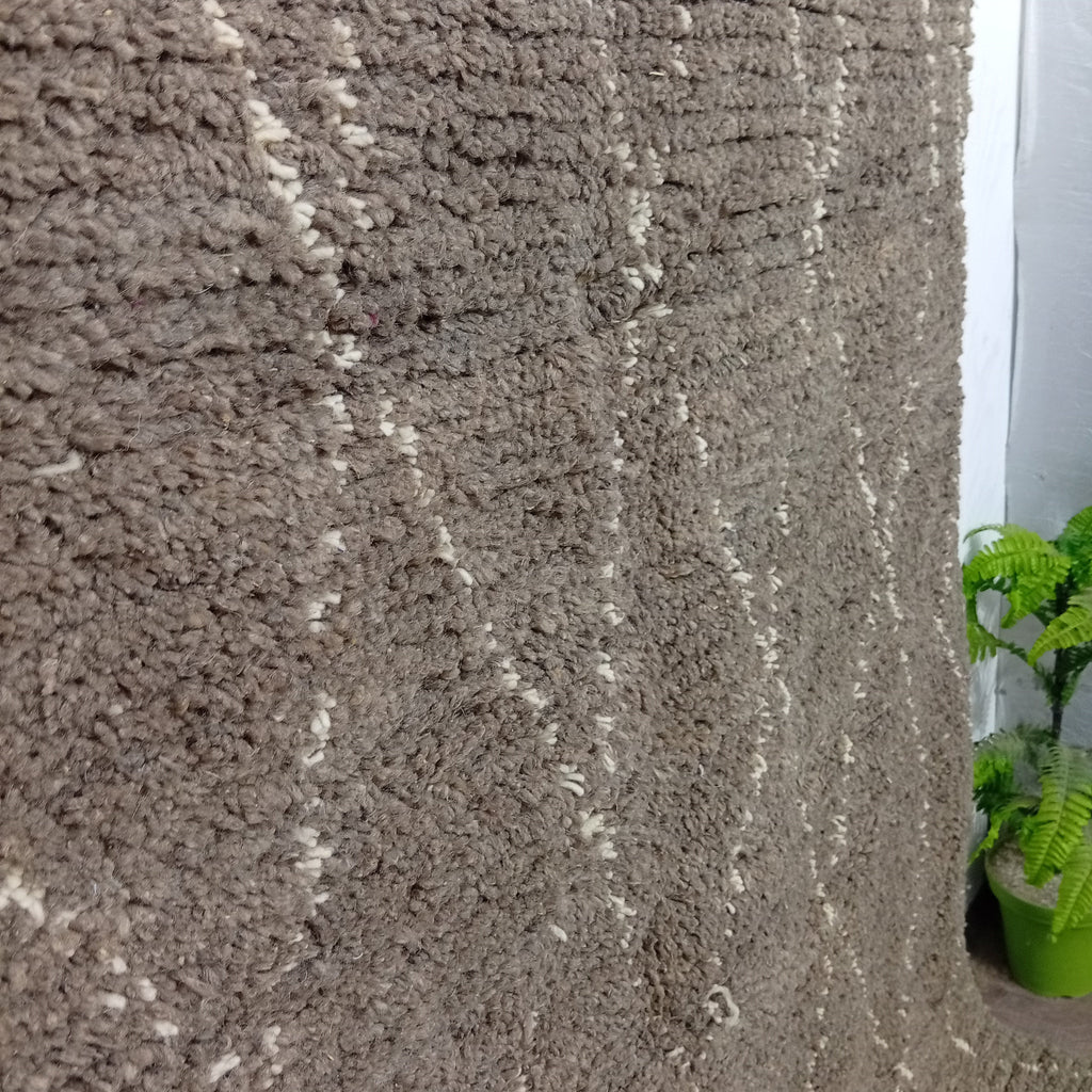 Custom Gray Moroccan Rug – Handmade Berber Wool Area Rug