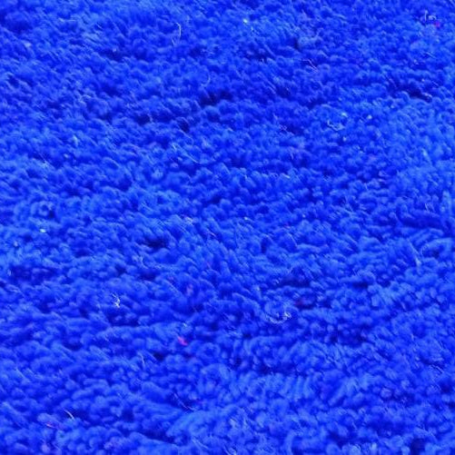 Solid Blue Moroccan Rug – Handmade Plush Wool Carpet, Minimalist Beni Ourain Style, Custom Berber Rug
