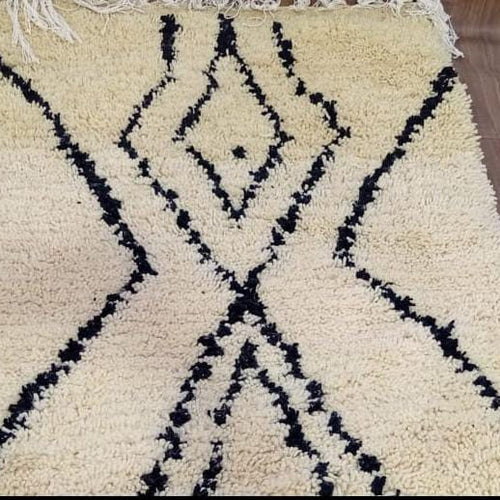 Tapis berbère marocain coloré fait main – Tribal géométrique personnalisé