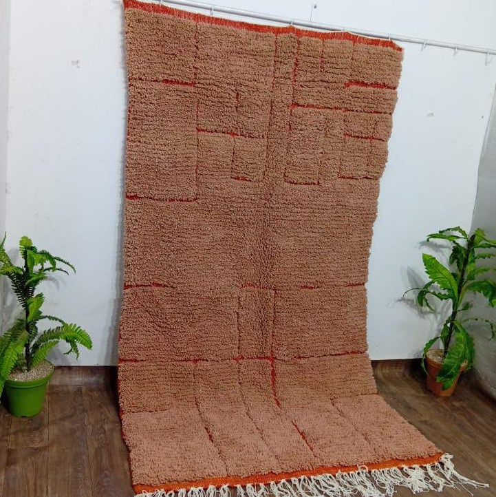 Handmade Custom Moroccan Rug | Berber Wool Area Rug | Personalized Natural Wool Rug