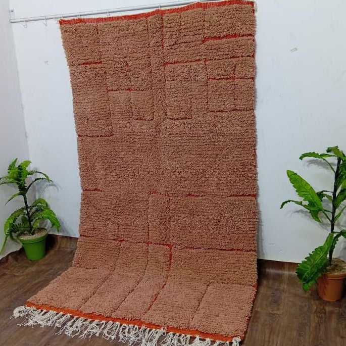 Handmade Custom Moroccan Rug | Berber Wool Area Rug | Personalized Natural Wool Rug