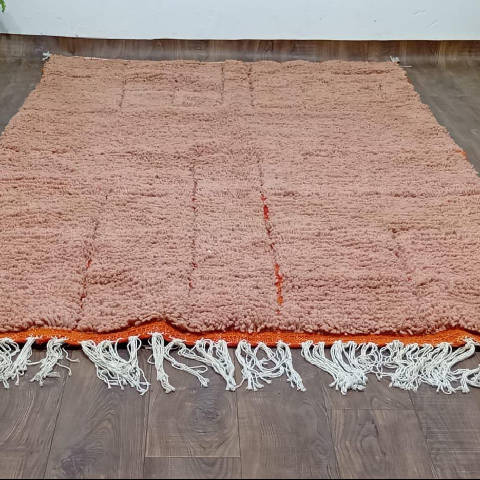 Handmade Custom Moroccan Rug | Berber Wool Area Rug | Personalized Natural Wool Rug