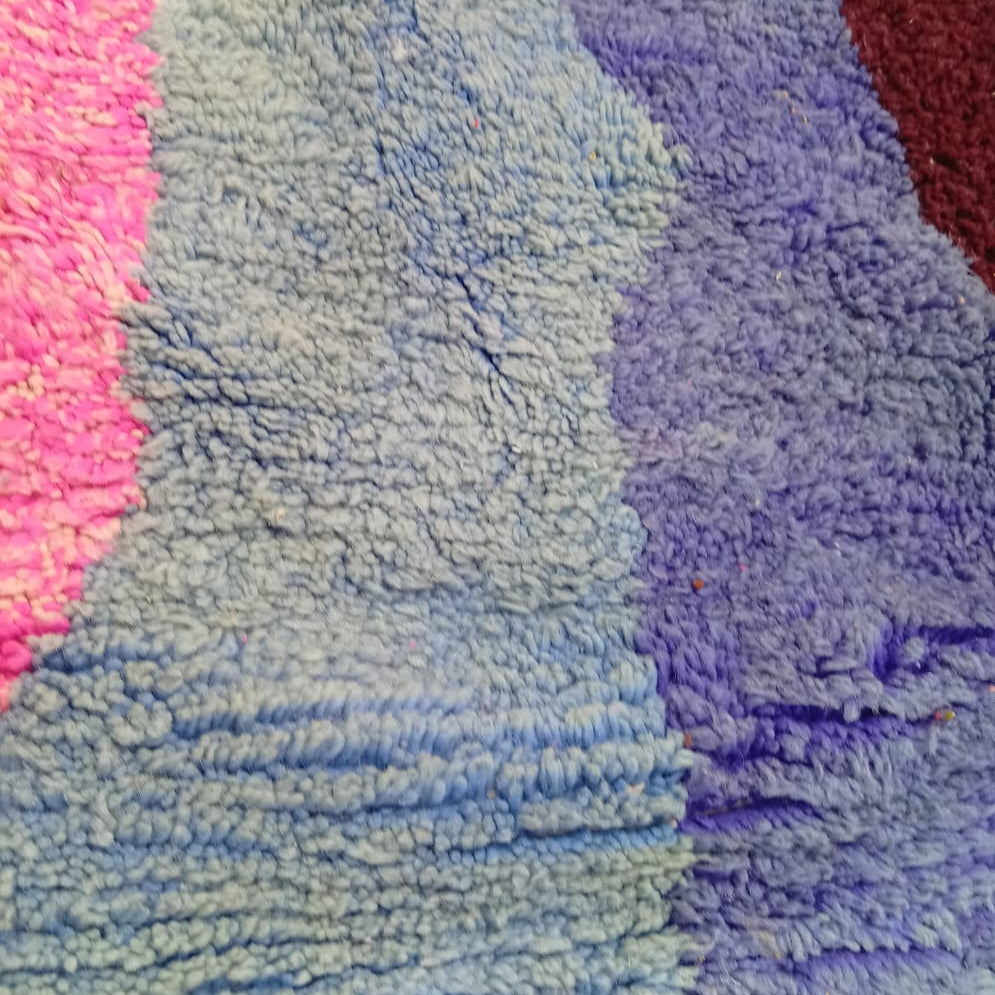 Handmade Moroccan Custom Carpet | Colorful Berber Wool Rug