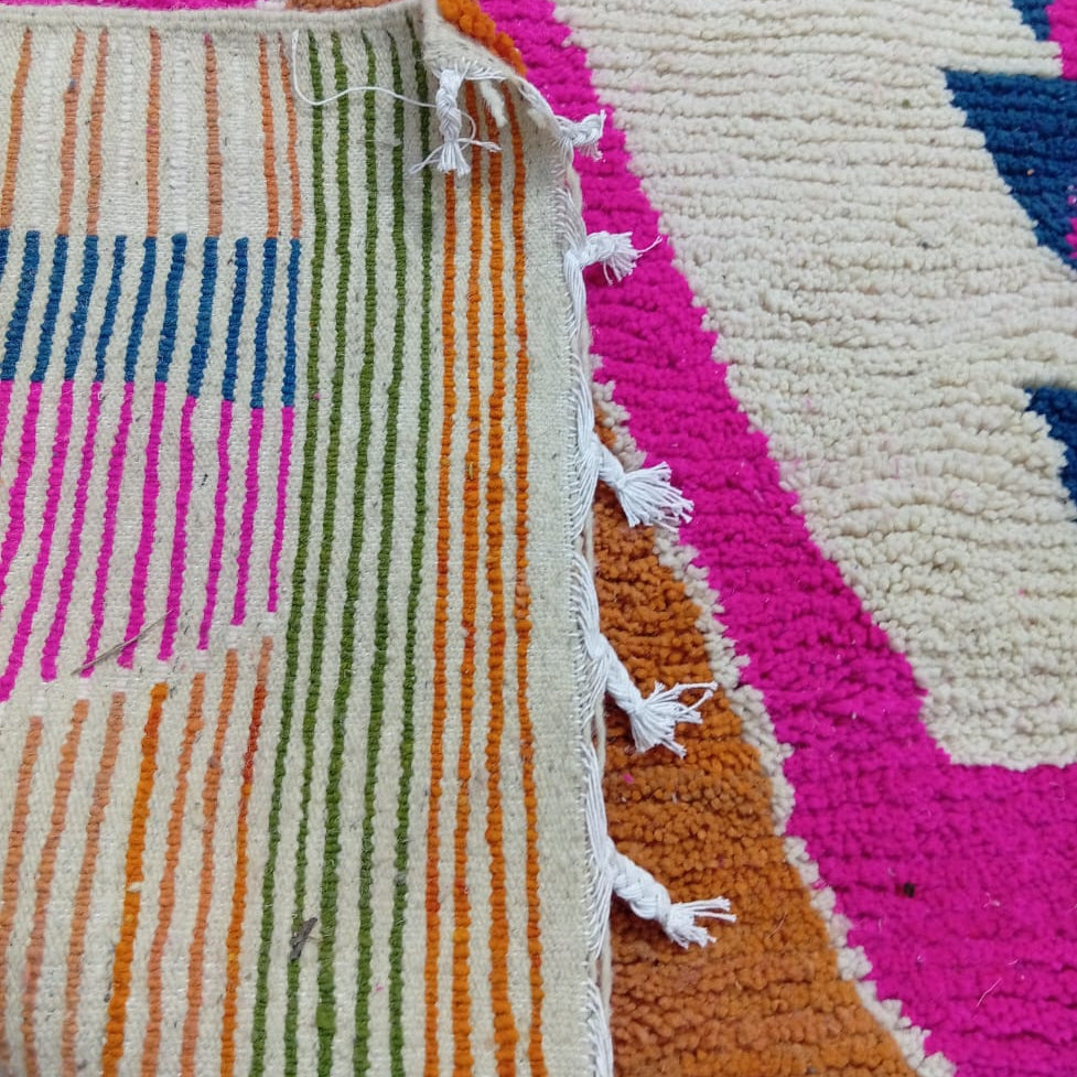 Custom Moroccan Wool Rug – Handmade Abstract Boujaad Berber Carpet