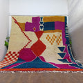 Custom Colorful Boujaad Moroccan Wool Rug – Bright Abstract Berber Art for Your Home