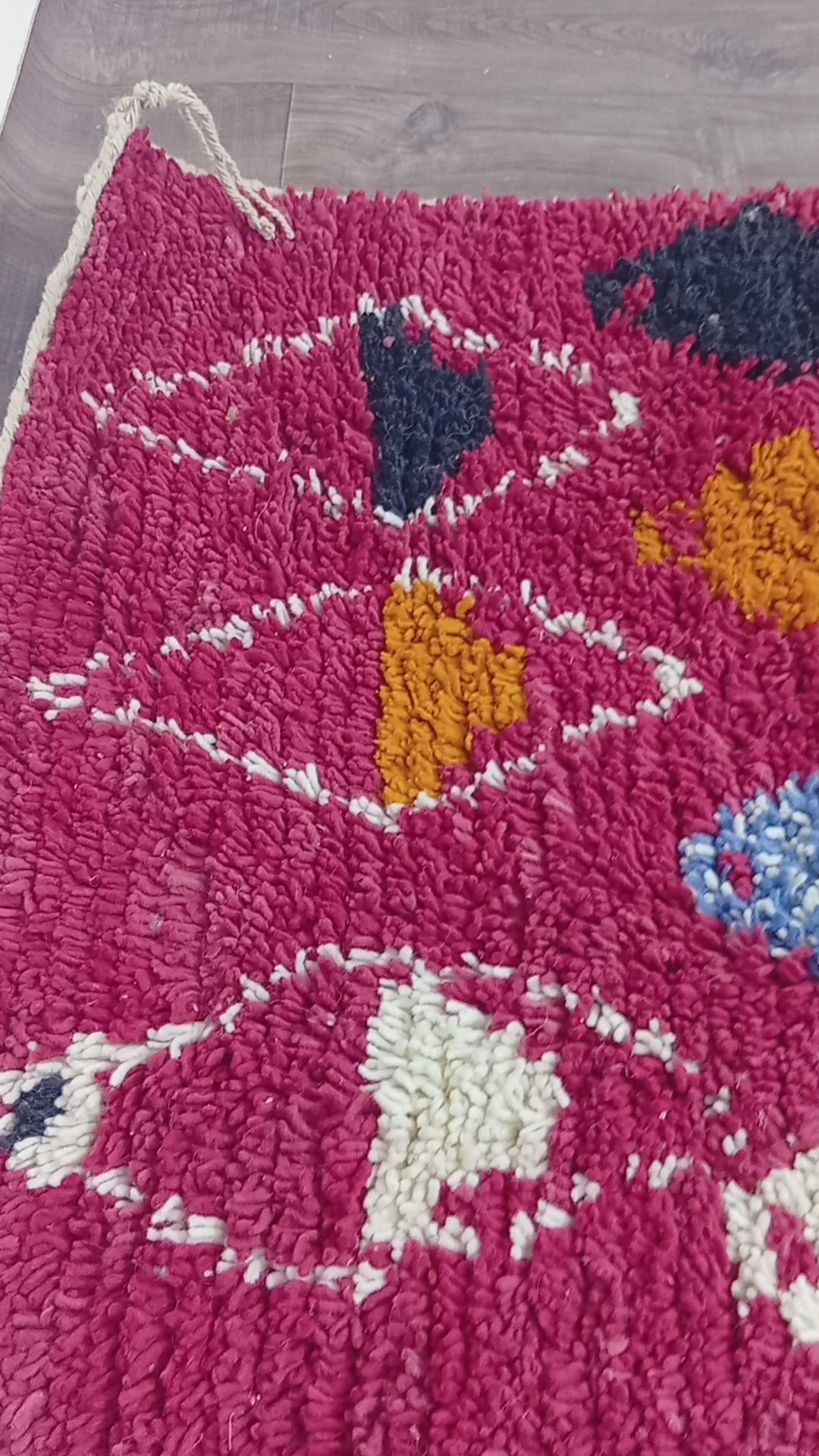 Custom Colorful Moroccan Wool Rug – Handmade Berber Rug
