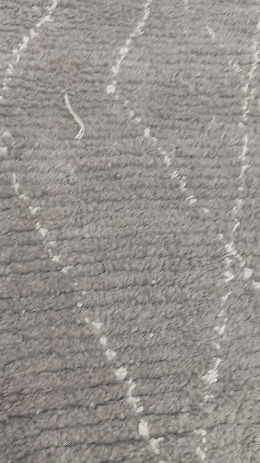 Custom Gray Moroccan Rug – Handmade Berber Wool Area Rug